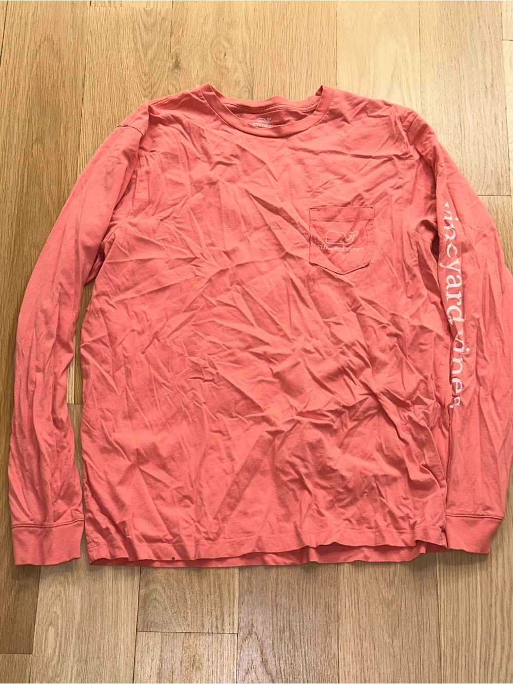 Women’s Vineyard Vines Coral Long Sleeve T-Shirt Size Large